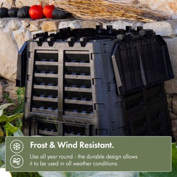 VonHaus Kompostnik - 480L črn 2500597