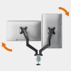 VonHaus dvojni namizni nosilec do diagonale 32 plinska vzmet 3000915 VonHaus dvojni namizni nosilec do diagonale 32 plinska vzmet 3000915
