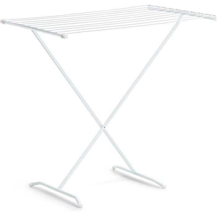 Rayen Stojalo za sušenje perila jekleno mat bela 90 x 53,5 x 82 cm 003311 Rayen Stojalo za sušenje perila jekleno mat bela 90 x 53,5 x 82 cm 003311