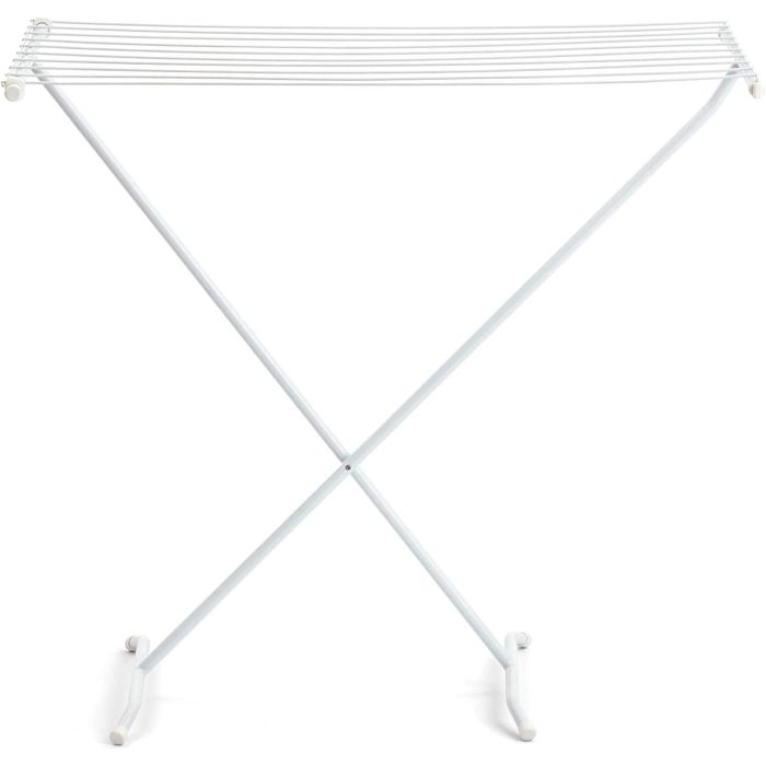Rayen Stojalo za sušenje perila jekleno mat bela 90 x 53,5 x 82 cm 003311 Rayen Stojalo za sušenje perila jekleno mat bela 90 x 53,5 x 82 cm 003311