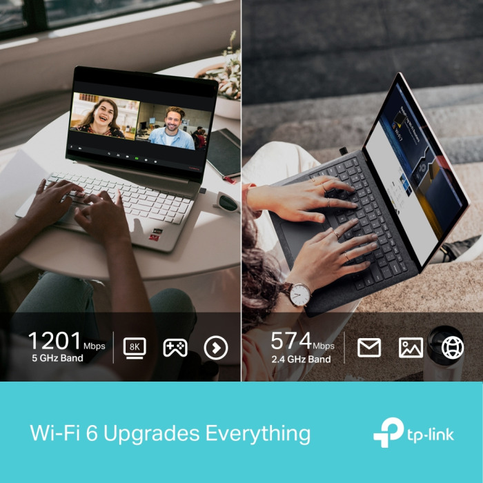 TP-LINK AX1800 Wi-Fi 6 Nano brezžična USB mrežna kartica TP-LINK AX1800 Wi-Fi 6 Nano brezžična USB mrežna kartica