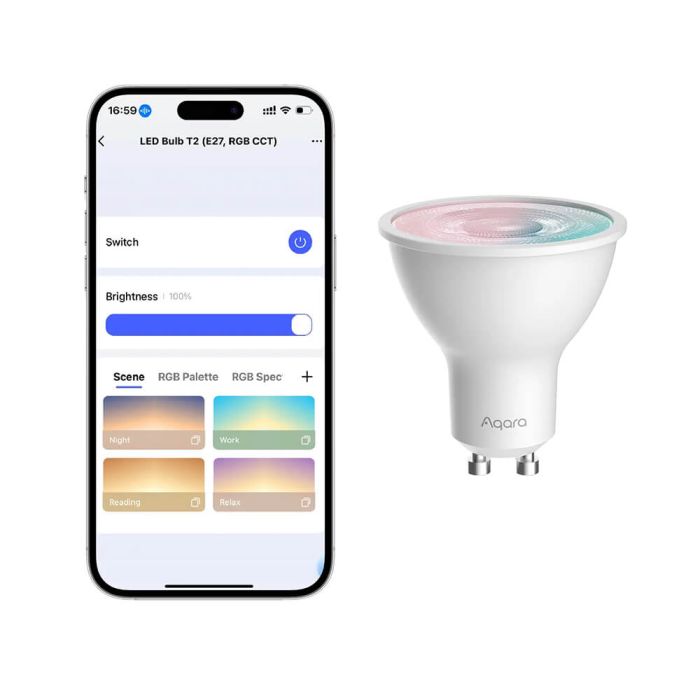 AQARA pametna LED žarnica T2, GU10 RGB CCT (LB-L03D) AQARA pametna LED žarnica T2, GU10 RGB CCT (LB-L03D)