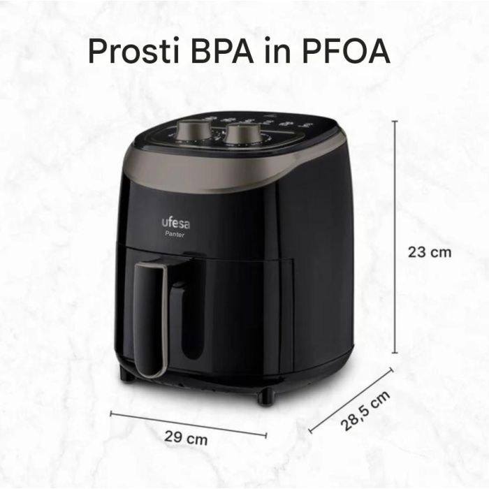 Ufesa zračni cvrtnik Panther 3.5L 1.500 W Ufesa zračni cvrtnik Panther 3.5L 1.500 W
