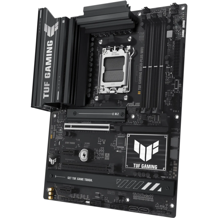 ASUS TUF GAMING B850-PLUS WIFI, DDR5, SATA3, USB3.2Gen2x2, DP, 2.5GbE, WiFi 7, AM5 ATX ASUS TUF GAMING B850-PLUS WIFI, DDR5, SATA3, USB3.2Gen2x2, DP, 2.5GbE, WiFi 7, AM5 ATX