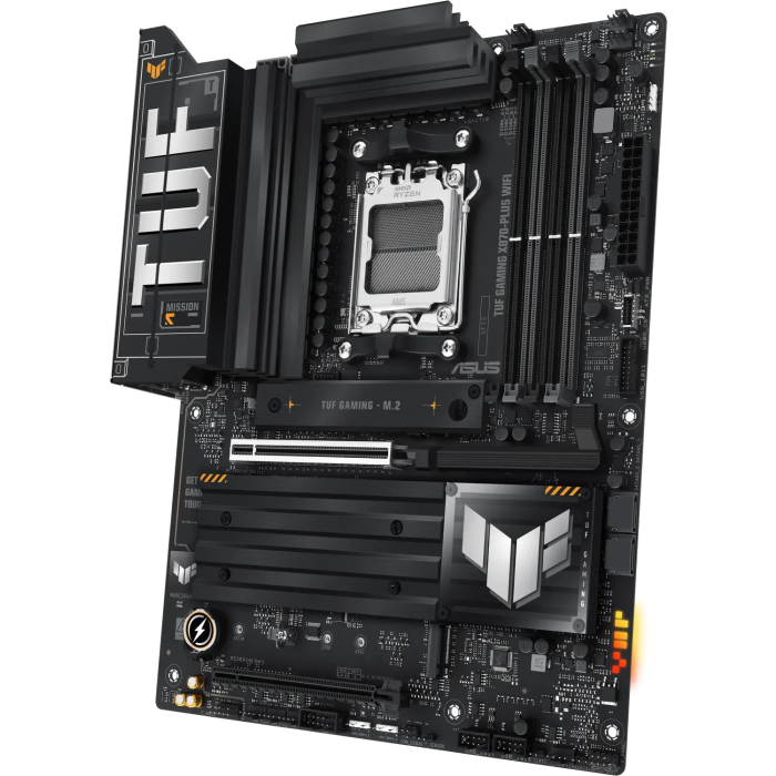 ASUS TUF GAMING X870-PLUS WIFI, DDR5, SATA3, USB3.2Gen2x2, DP, 2.5GbE, WiFi 7, AM5 ATX ASUS TUF GAMING X870-PLUS WIFI, DDR5, SATA3, USB3.2Gen2x2, DP, 2.5GbE, WiFi 7, AM5 ATX