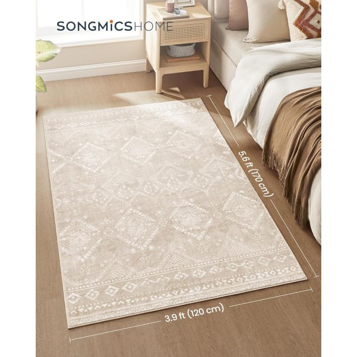 SONGMICS HOME Nedrseča preproga v barvi kapučina SONGMICS HOME Nedrseča preproga v barvi kapučina