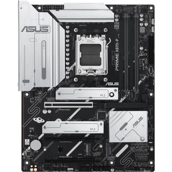 ASUS PRIME X870-P, DDR5, SATA3, USB4, HDMI, 2.5GbE, AM5 ATX ASUS PRIME X870-P, DDR5, SATA3, USB4, HDMI, 2.5GbE, AM5 ATX
