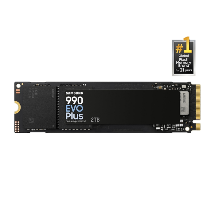Samsung 2TB 990 EVO Plus M.2 80mm PCI-e 5.0 x2 NVMe, V-NAND Samsung 2TB 990 EVO Plus M.2 80mm PCI-e 5.0 x2 NVMe, V-NAND