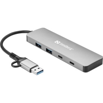 Sandberg vozlišče USB-C/A to 2xUSB-A+2xUSB-C Sandberg vozlišče USB-C/A to 2xUSB-A+2xUSB-C