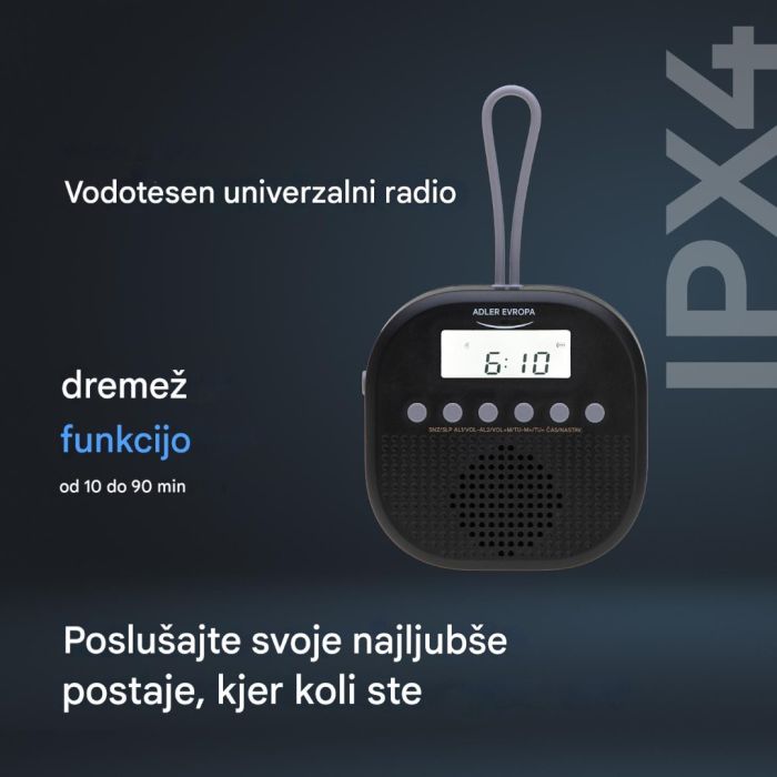 Adler Vodoodporni univerzalni radio AD 1912 Adler Vodoodporni univerzalni radio AD 1912