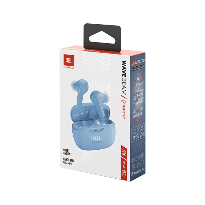 JBL Vibe Beam TWS brezžične slušalke z mikrofonom, modre JBL Vibe Beam TWS brezžične slušalke z mikrofonom, modre