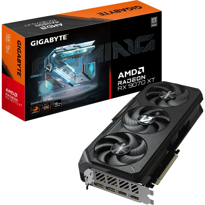 Grafična kartica GIGABYTE Radeon RX 9070 XT GAMING OC 16G, 16GB GDDR6, PCI-E 5.0 Grafična kartica GIGABYTE Radeon RX 9070 XT GAMING OC 16G, 16GB GDDR6, PCI-E 5.0