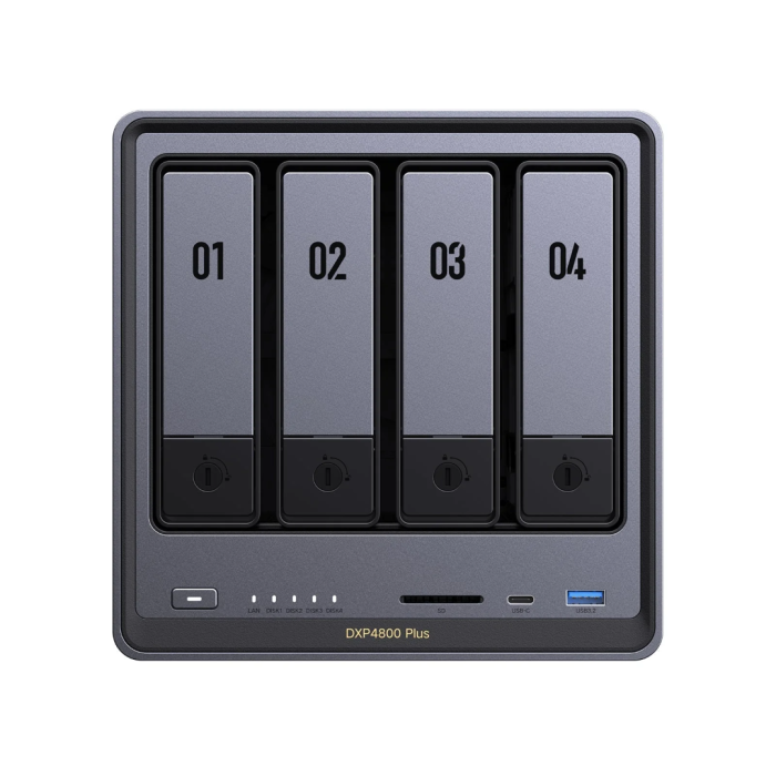 Ugreen NASync DXP4800 Plus za 4+2 diska, Intel 8505, 8GB DDR5, 1x2.5GbE in 1x 10GbE mreža Ugreen NASync DXP4800 Plus za 4+2 diska, Intel 8505, 8GB DDR5, 1x2.5GbE in 1x 10GbE mreža