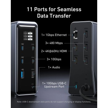 Anker Prime 160W polnilna polnilna postaja 14v1 Anker Prime 160W polnilna polnilna postaja 14v1