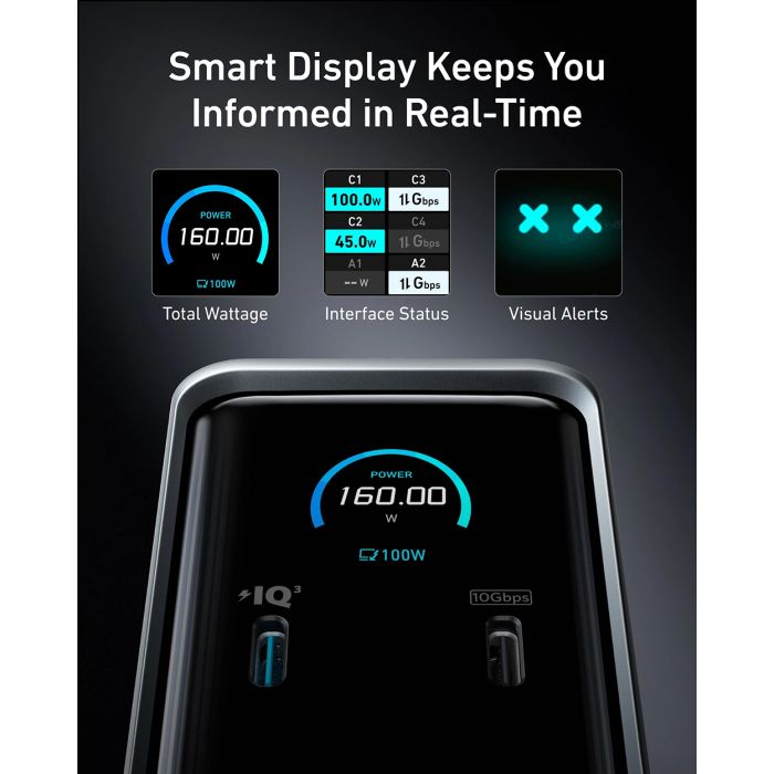 Anker Prime 160W polnilna polnilna postaja 14v1 Anker Prime 160W polnilna polnilna postaja 14v1