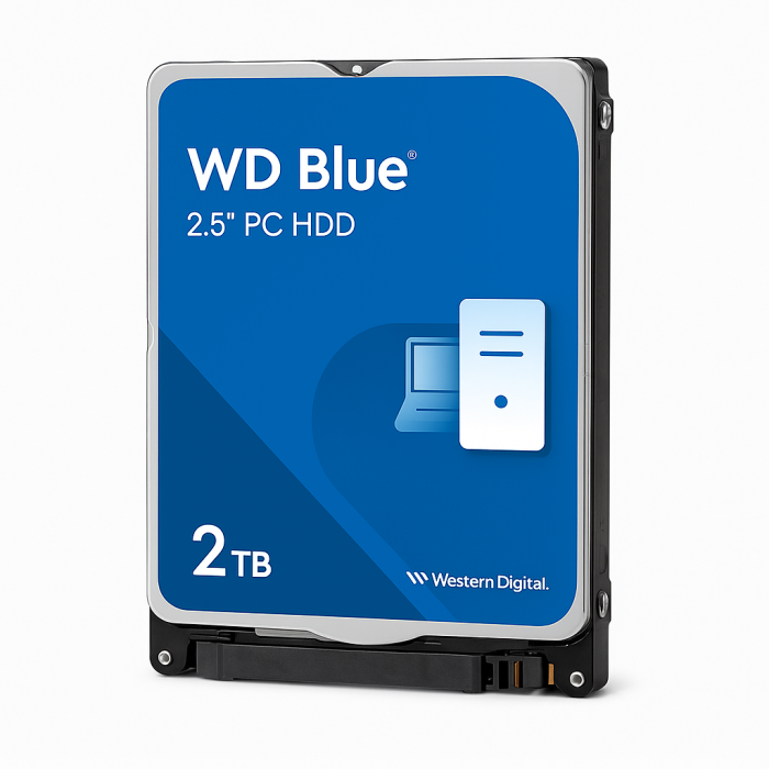 WD 2TB Blue 2,5 SATA 6Gb/s 5400rpm 128MB HDD disk WD 2TB Blue 2,5 SATA 6Gb/s 5400rpm 128MB HDD disk