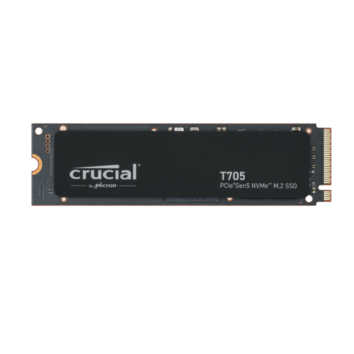 Crucial T705 1TB PCIe Gen5 NVMe M.2 SSD Crucial T705 1TB PCIe Gen5 NVMe M.2 SSD