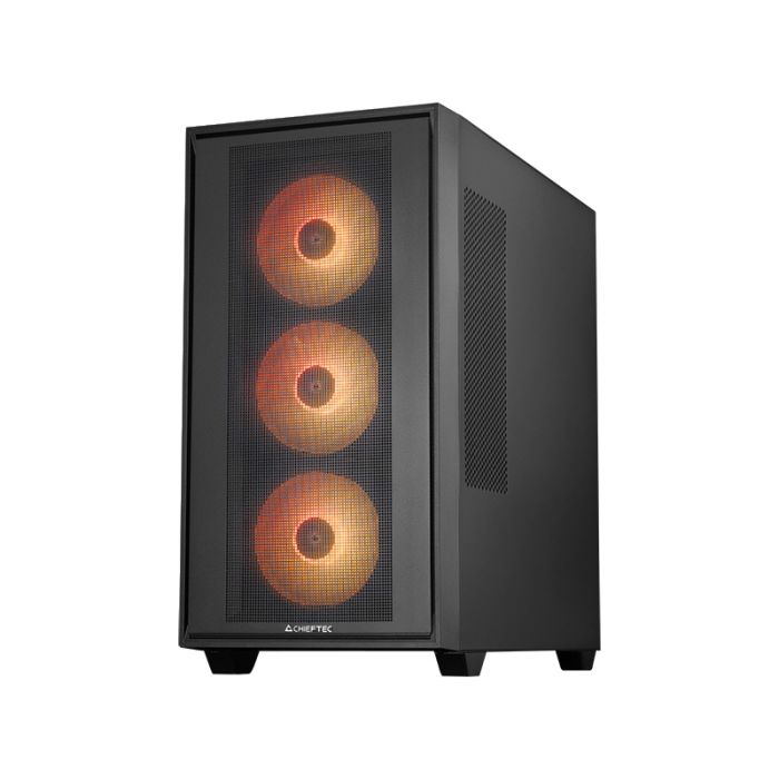 Chieftec HUNTER 3 USB-C ATX RGB ohišje, črno Chieftec HUNTER 3 USB-C ATX RGB ohišje, črno