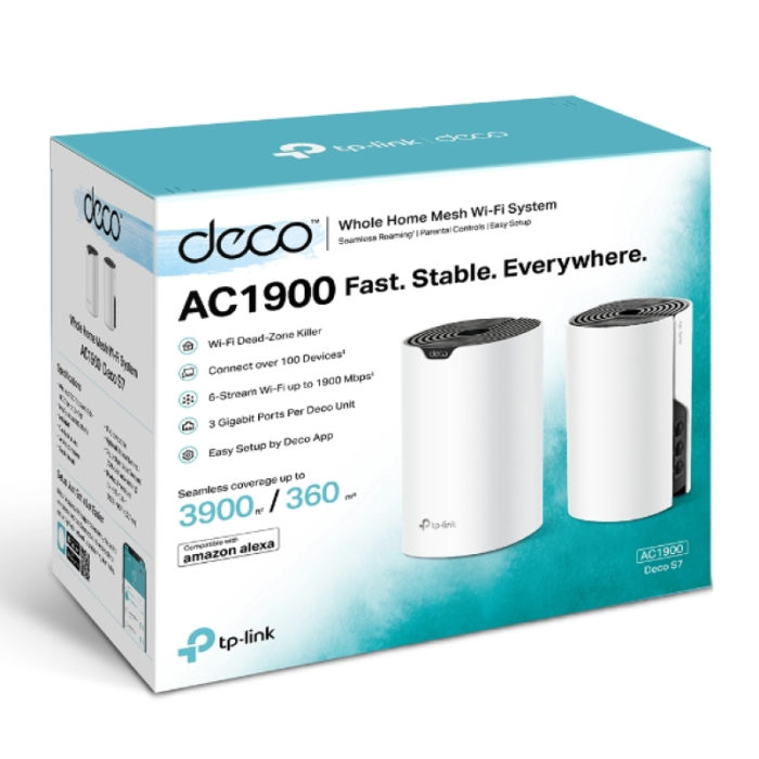 TP-LINK brezžični MESH sistem DECO S7 - 2 pack TP-LINK brezžični MESH sistem DECO S7 - 2 pack
