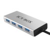 Icxbox IB-AC6104 4-Portni Hub s priključkom USB 3.0 Type-A Icxbox IB-AC6104 4-Portni Hub s priključkom USB 3.0 Type-A