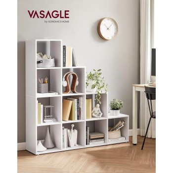 VASAGLE omara ali regal s 10 odprtimi predali, bela VASAGLE omara ali regal s 10 odprtimi predali, bela