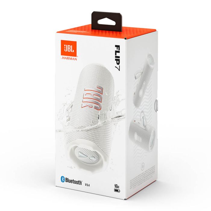 JBL Flip 7 Bluetooth prenosni zvočnik, bel JBL Flip 7 Bluetooth prenosni zvočnik, bel