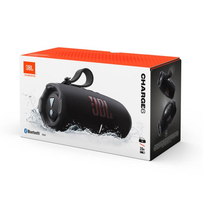 JBL Charge 6 Bluetooth prenosni zvočnik, črn JBL Charge 6 Bluetooth prenosni zvočnik, črn