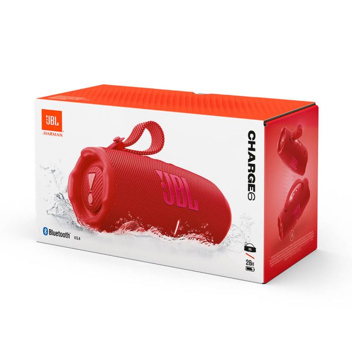 JBL Charge 6 Bluetooth prenosni zvočnik, rdeča JBL Charge 6 Bluetooth prenosni zvočnik, rdeča