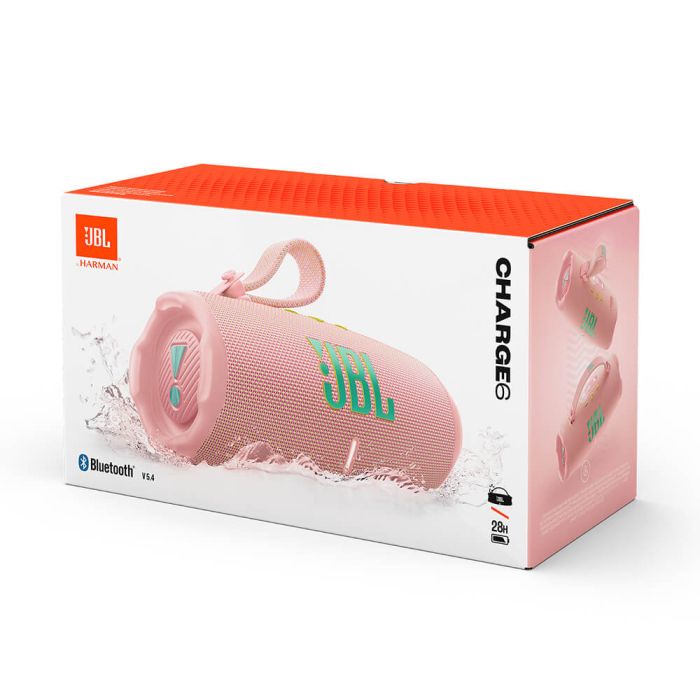 JBL Charge 6 Bluetooth prenosni zvočnik, roza JBL Charge 6 Bluetooth prenosni zvočnik, roza
