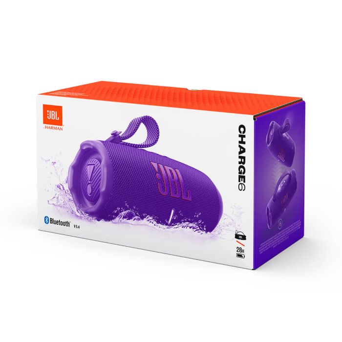 JBL Charge 6 Bluetooth prenosni zvočnik, vijoličen JBL Charge 6 Bluetooth prenosni zvočnik, vijoličen