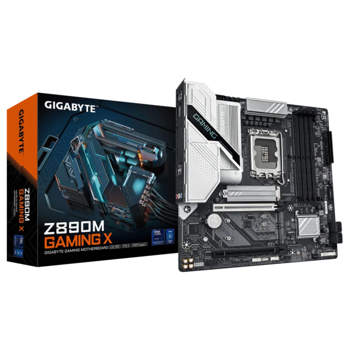 GIGABYTE Z890M GAMING X, DDR5, SATA3, DP, 2.5GbE, LGA1851 mATX GIGABYTE Z890M GAMING X, DDR5, SATA3, DP, 2.5GbE, LGA1851 mATX