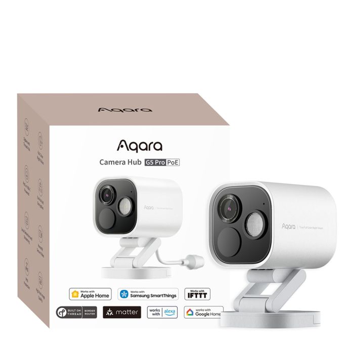 AQARA Camera Hub G5 PRO PoE, bela AQARA Camera Hub G5 PRO PoE, bela