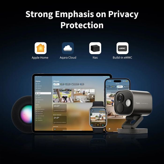 AQARA Camera Hub G5 PRO PoE, siva AQARA Camera Hub G5 PRO PoE, siva