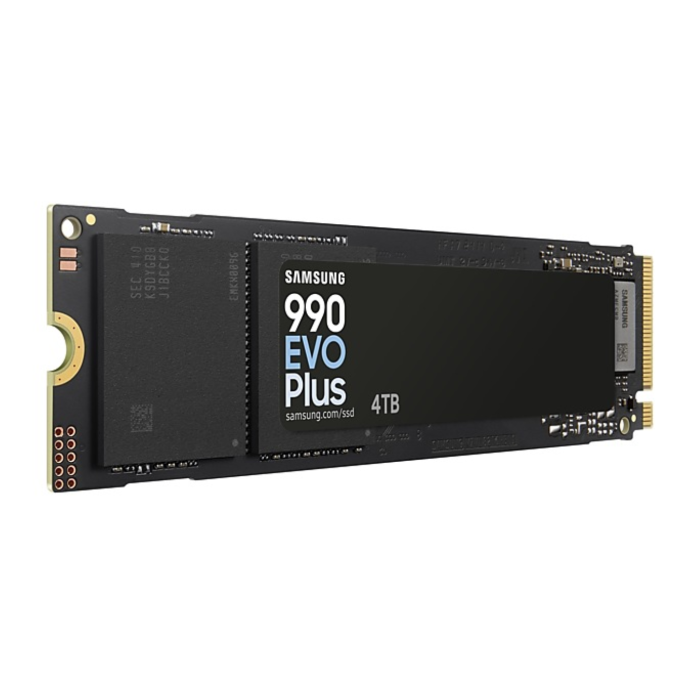 Samsung 4TB 990 EVO Plus M.2 80mm PCI-e 5.0 x2 NVMe, V-NAND Samsung 4TB 990 EVO Plus M.2 80mm PCI-e 5.0 x2 NVMe, V-NAND