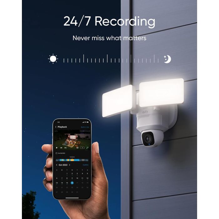 Anker Eufy Security Floodlight E30, Wi-Fi zunanja brezžična kamera Anker Eufy Security Floodlight E30, Wi-Fi zunanja brezžična kamera