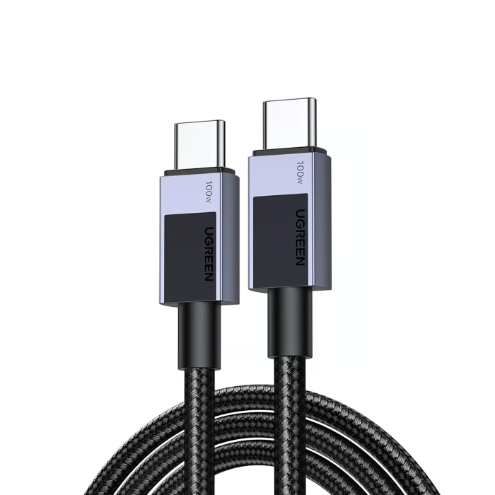 Ugreen USB-C na USB-C polnilni kabel 100W, 0,5M Ugreen USB-C na USB-C polnilni kabel 100W, 0,5M