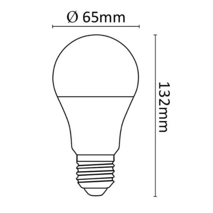Asalite LED žarnica A65 E27 – 18W, 4000K, 2000 lumnov Asalite LED žarnica A65 E27 – 18W, 4000K, 2000 lumnov
