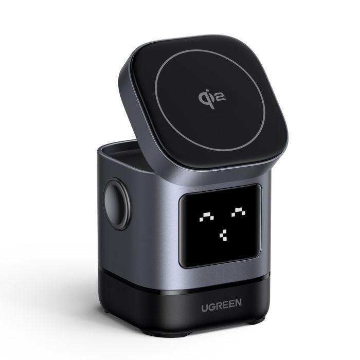 Ugreen Uno 2-in-1 magnetni brezžični polnilnik 15W Ugreen Uno 2-in-1 magnetni brezžični polnilnik 15W