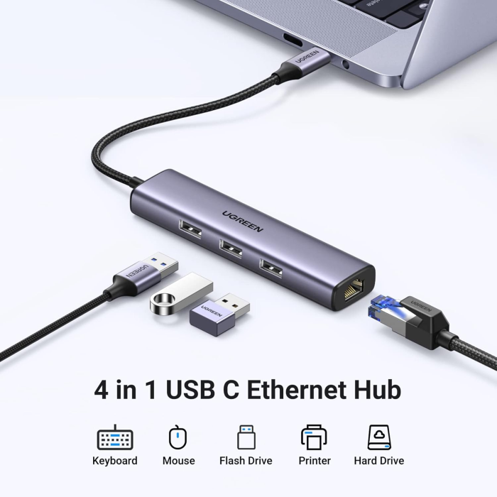 Ugreen 4 v 1 USB-C Hub Ugreen 4 v 1 USB-C Hub