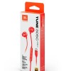 JBL USB-C žične slušalke Tune 305C, rdeče JBL USB-C žične slušalke Tune 305C, rdeče