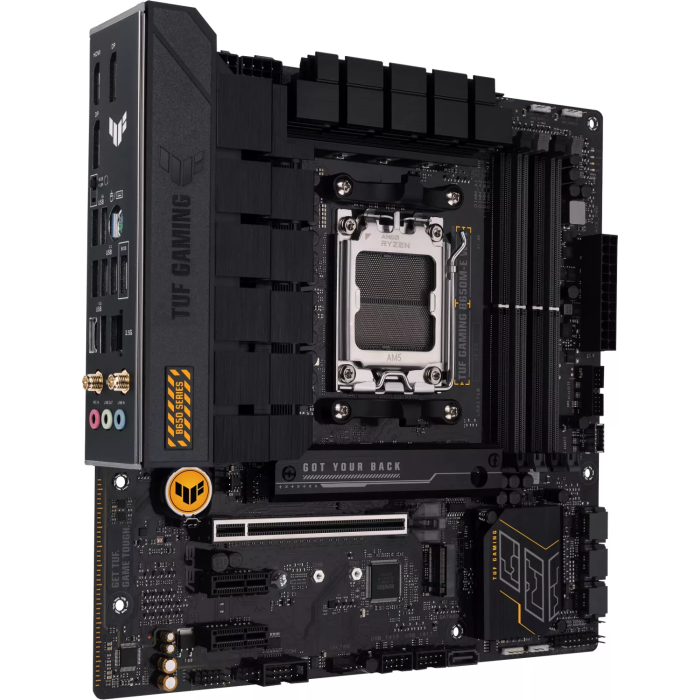 ASUS TUF GAMING B650M-E WIFI, DDR5, SATA3, USB3.2Gen2, DP, 2.5GbE, AM5 mATX ASUS TUF GAMING B650M-E WIFI, DDR5, SATA3, USB3.2Gen2, DP, 2.5GbE, AM5 mATX