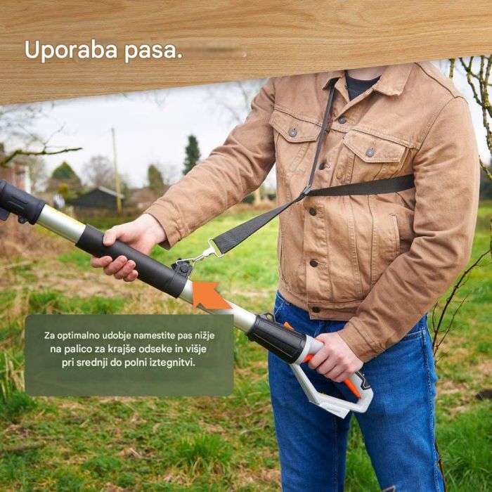 VonHaus Brezžična teleskopska verižna žaga 3519007 VonHaus Brezžična teleskopska verižna žaga 3519007