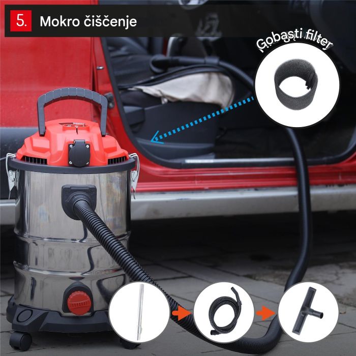 Camry Profesionalni industrijski sesalnik z vtičnico CR7045 Camry Profesionalni industrijski sesalnik z vtičnico CR7045