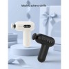 TAOTRONICS Masažna mini pištola bela