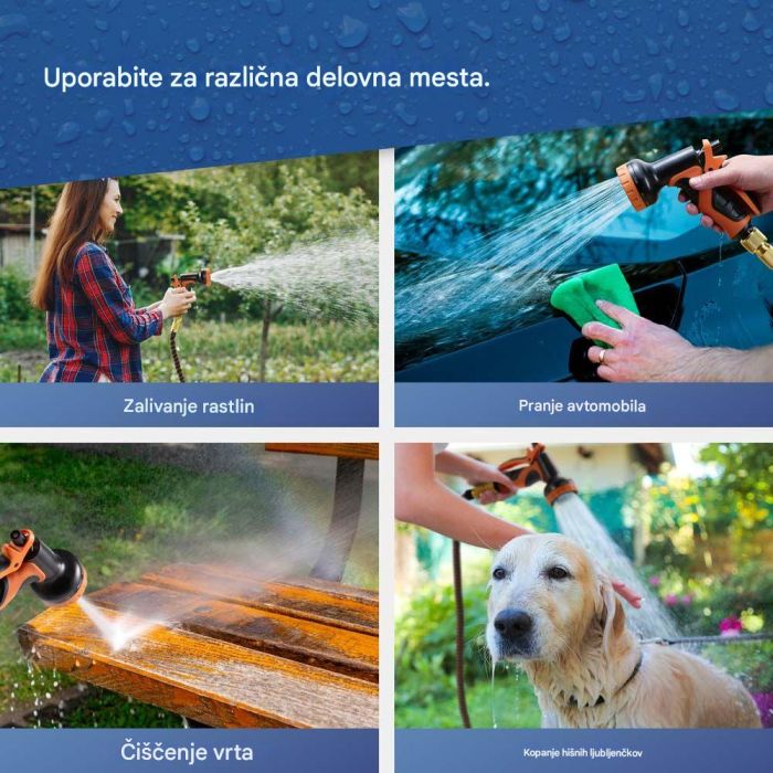 VonHaus raztegljiva vrtna cev – 30 m VonHaus raztegljiva vrtna cev – 30 m