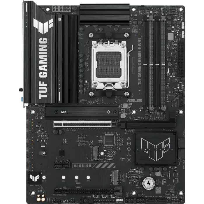 ASUS TUF GAMING B650E-E WIFI, DDR5, SATA3, USB3.2Gen2x2, DP, 2.5GbE, AM5 ATX ASUS TUF GAMING B650E-E WIFI, DDR5, SATA3, USB3.2Gen2x2, DP, 2.5GbE, AM5 ATX
