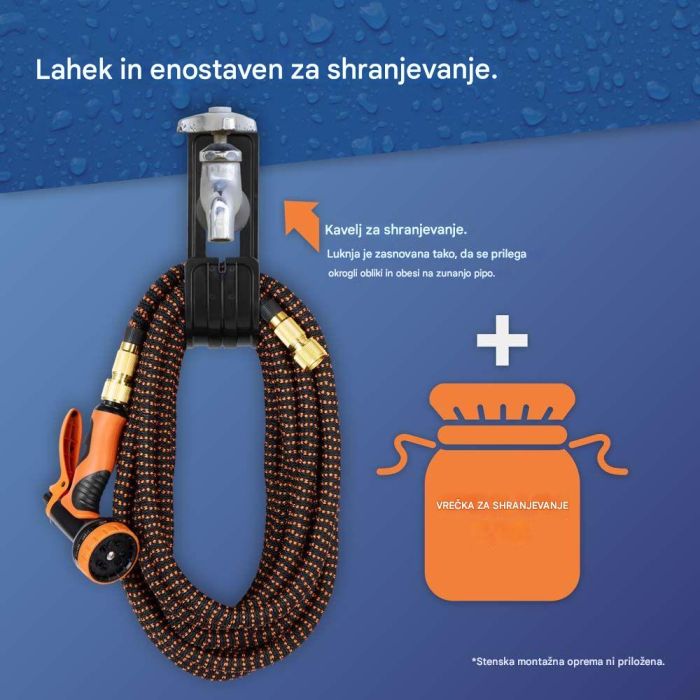 VonHaus raztegljiva vrtna cev – 15 m VonHaus raztegljiva vrtna cev – 15 m