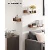 SONGMICS komplet 3 plavajočih stenskih polic SONGMICS komplet 3 plavajočih stenskih polic