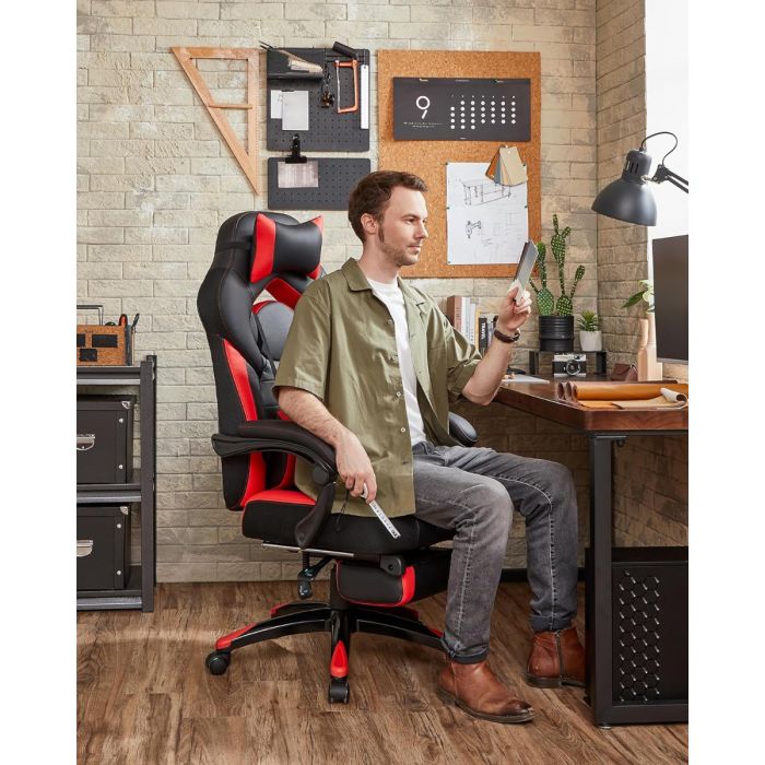 SONGMICS ergonomski gaming in pisarniški stol SONGMICS ergonomski gaming in pisarniški stol