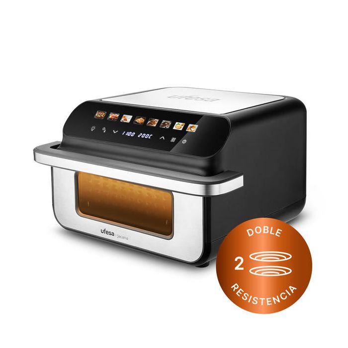 UFESA Jacana digitalna cvrtnik na vroč zrak, 10 litrov, 2000 W, Air Pulse Ultra 360 °C UFESA Jacana digitalna cvrtnik na vroč zrak, 10 litrov, 2000 W, Air Pulse Ultra 360 °C